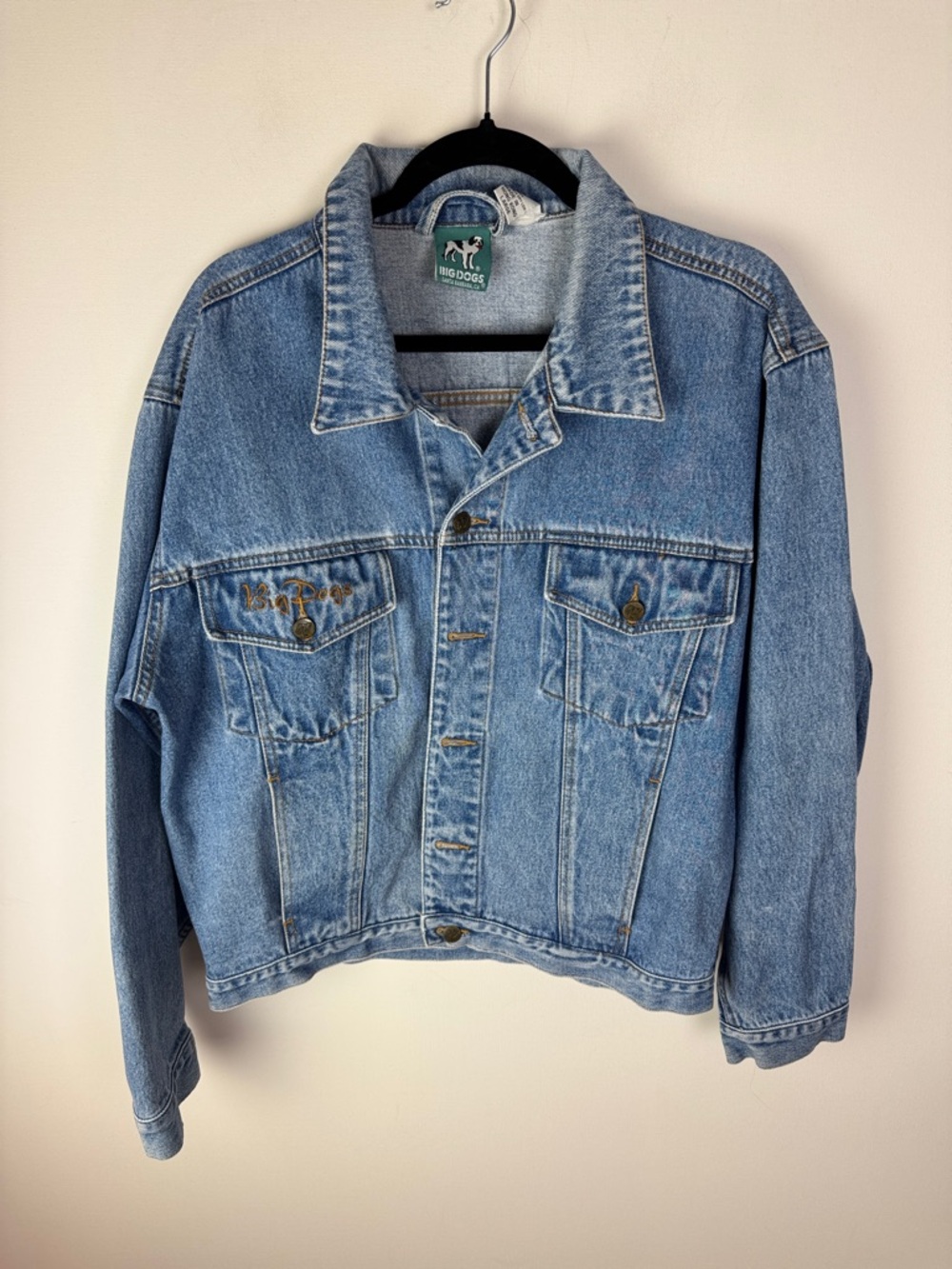 VTG Big Dogs Jean Jacket - Men's Large
